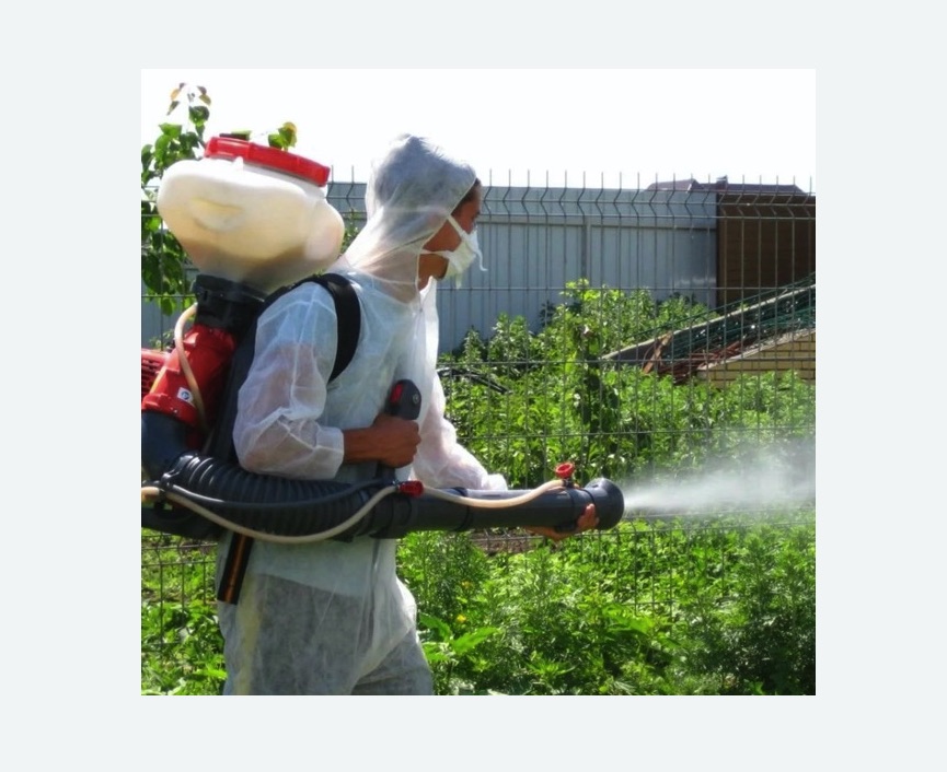 Акарицидная обработка территории в Дегтярске